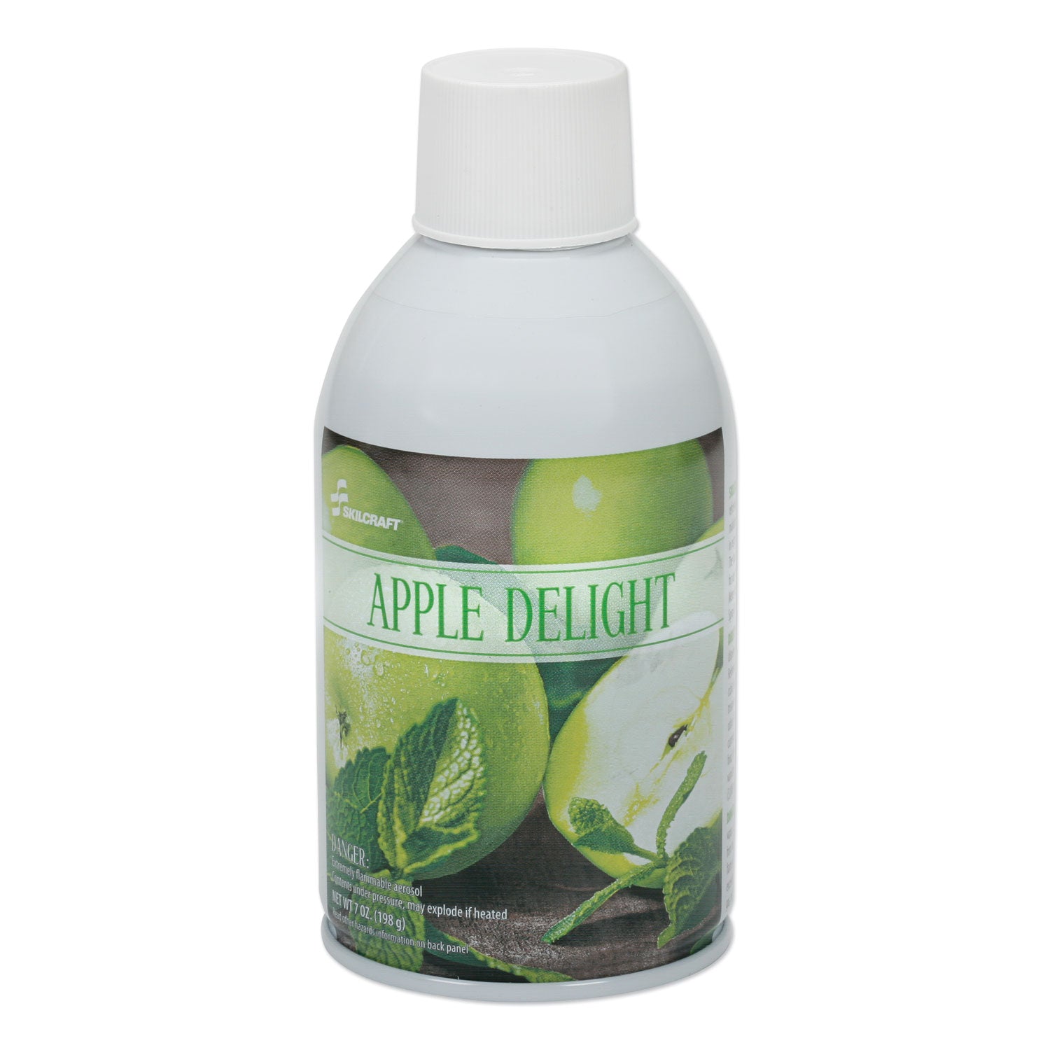 AbilityOne 6840013684787, SKILCRAFT Meter Mist Refills, Green Apple, 10 oz Aerosol Spray, 12/Box