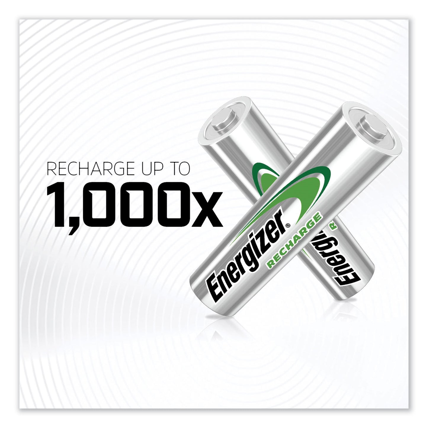 Energizer NiMH Rechargeable AA Batteries, 1.2 V, 4/Pack (NH15BP4)