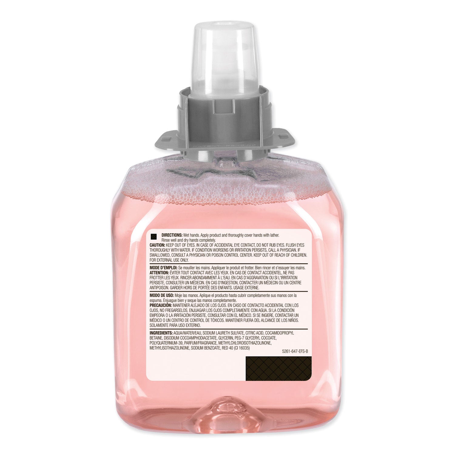 GOJO Luxury Foam Handwash Refill, For FMX-12 Dispenser, Cranberry Scent, 1,250 mL (516104EA)