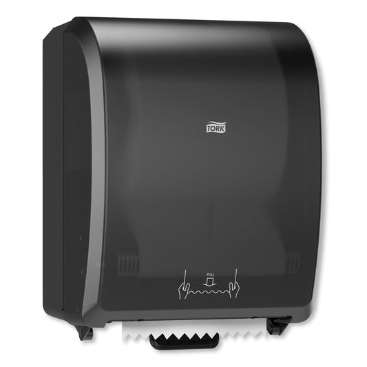 Tork Mechanical Hand Towel Roll Dispenser, H71 System, 12.32 x 9.32 x 15.95, Black (772728)