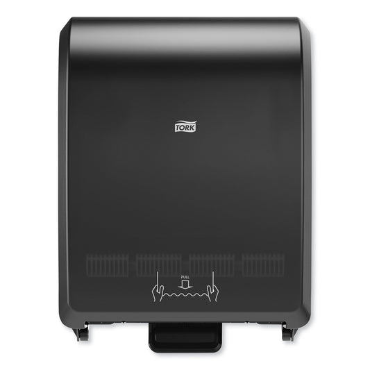 Tork Mechanical Hand Towel Roll Dispenser, H71 System, 12.32 x 9.32 x 15.95, Black (772728)