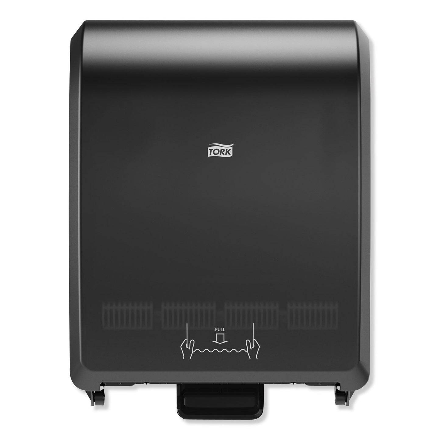 Tork Mechanical Hand Towel Roll Dispenser, H80 System, 12.32 x 9.32 x 15.95, Black (772828)