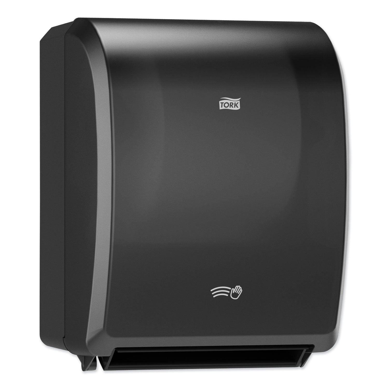 Tork Electronic Hand Towel Roll Dispenser, 7.5" Roll, 12.32 x 9.32 x 15.95, Black (771728)