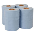 Tork Industrial Paper Wiper, 4-Ply, 10 x 15.75, Blue, 190 Wipes/Roll, 4 Roll/Carton (132451A)