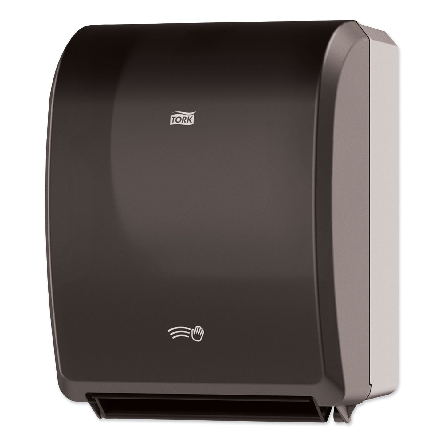 Tork Electronic Hand Towel Roll Dispenser, 7.5" Roll, 12.32 x 9.32 x 15.95, Black (771728)