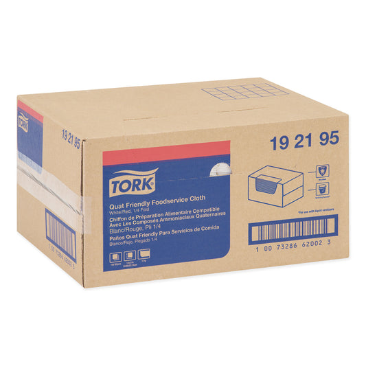 Tork Foodservice Cloth, 13 x 21, White, 150/Carton (192195)