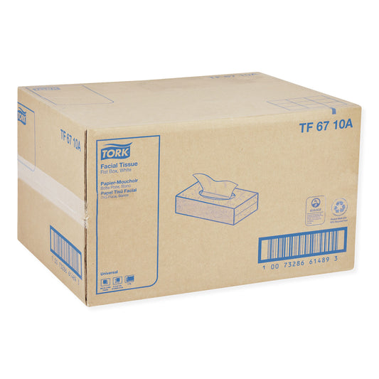 Tork Universal Facial Tissue, 2-Ply, White, 100 Sheets/Box, 30 Boxes/Carton (TF6710A)