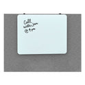 U Brands Cubicle Glass Dry Erase Board, 20 x 16, White Surface (3689U0001)