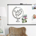 U Brands PINIT Magnetic Dry Erase Board, 35 x 23, White (2805U0001)