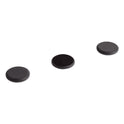 U Brands High Energy Magnets, Circle, Black, 1.25" Diameter, 8/Pack (3021U0012)