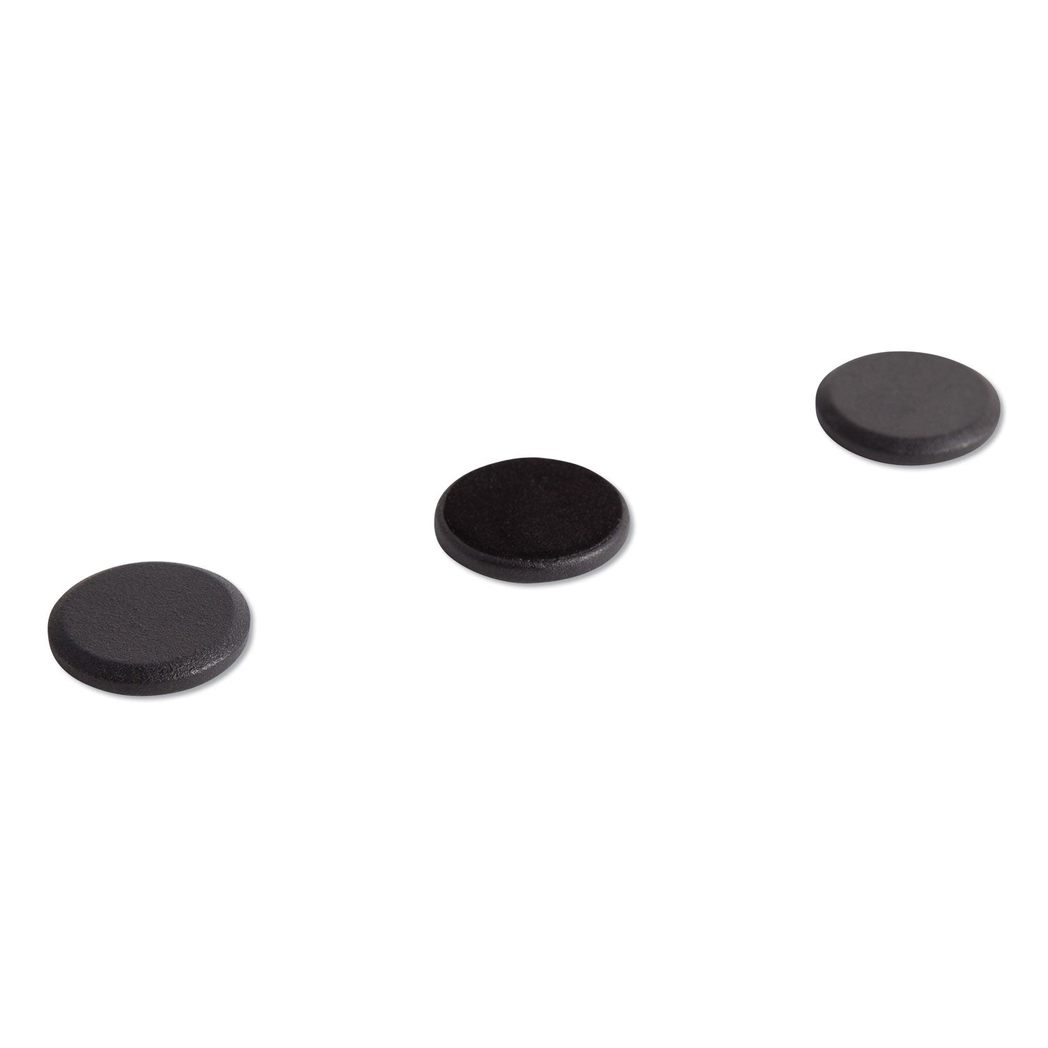 U Brands High Energy Magnets, Circle, Black, 1.25" Diameter, 8/Pack (3021U0012)
