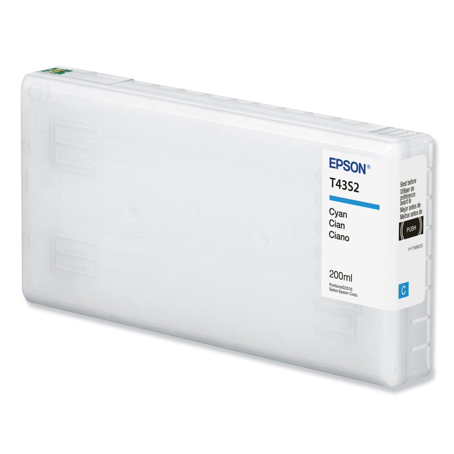 Epson T43S220 (T43S) Ink, Cyan
