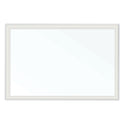 U Brands Magnetic Dry Erase Board with Decor Frame, 30 x 20, White Surface, White Wood Frame (2071U0001)