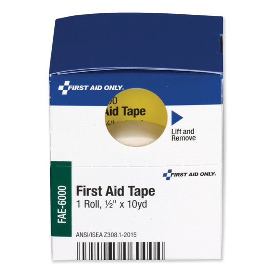 First Aid Only First Aid Tape, Acrylic, 0.5" x 10 yds, White (FAE6000)