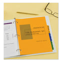 Avery Durable Preprinted Plastic Tab Dividers, 12-Tab, Jan. to Dec., 11 x 8.5, Assorted, 1 Set (11331)