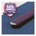 Smead Six-Section Pressboard Top Tab Classification Folders, Six SafeSHIELD Fasteners, 2 Dividers, Letter Size, Dark Blue, 10/Box (14032)