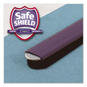 Smead Six-Section Pressboard Top Tab Classification Folders, Six SafeSHIELD Fasteners, 2 Dividers, Letter Size, Blue, 10/Box (14030)