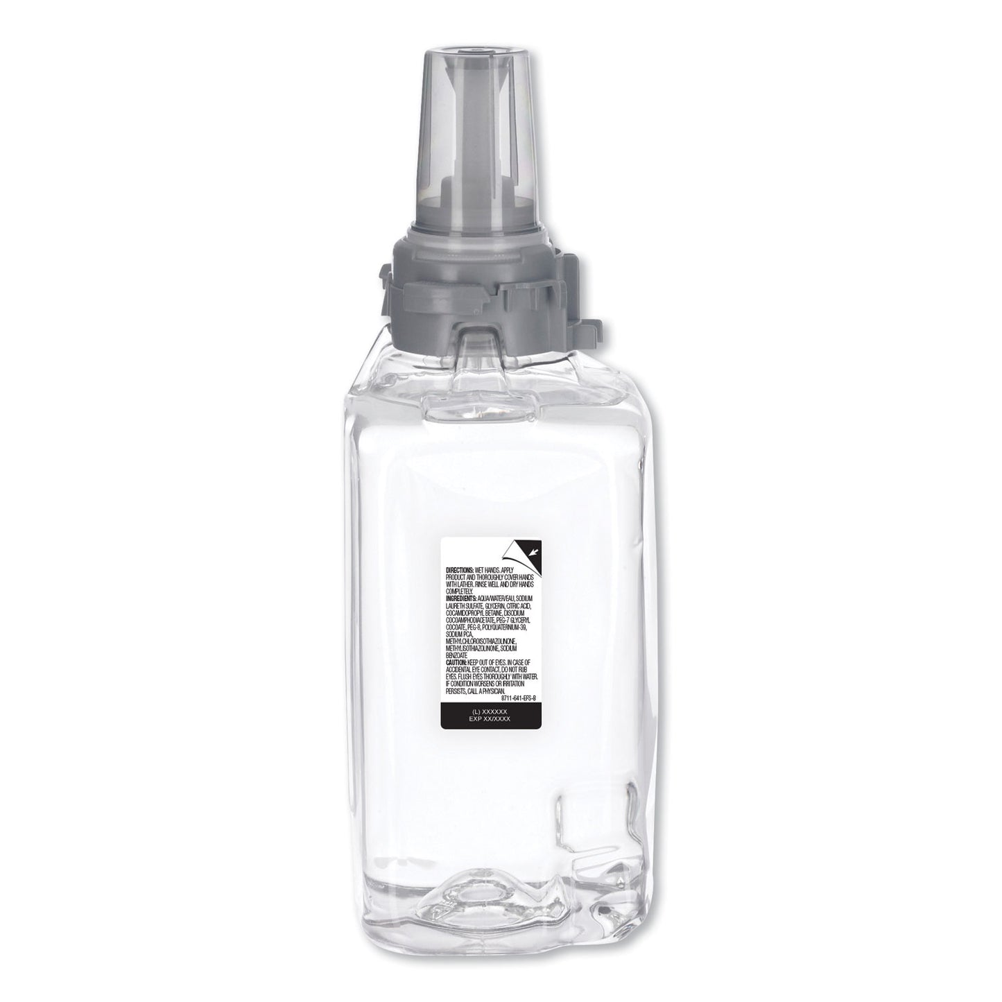 GOJO Clear and Mild Foam Handwash Refill, For ADX-12 Dispenser, Fragrance-Free, 1,250 mL (881103EA)