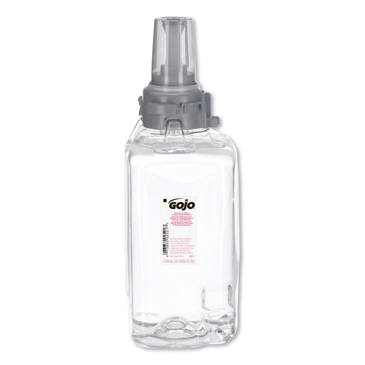 GOJO Clear and Mild Foam Handwash Refill, For ADX-12 Dispenser, Fragrance-Free, 1,250 mL (881103EA)