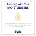 GOJO Clear and Mild Foam Handwash Refill, For ADX-7 Dispenser, Fragrance-Free, 700 mL, 4/Carton (871104)