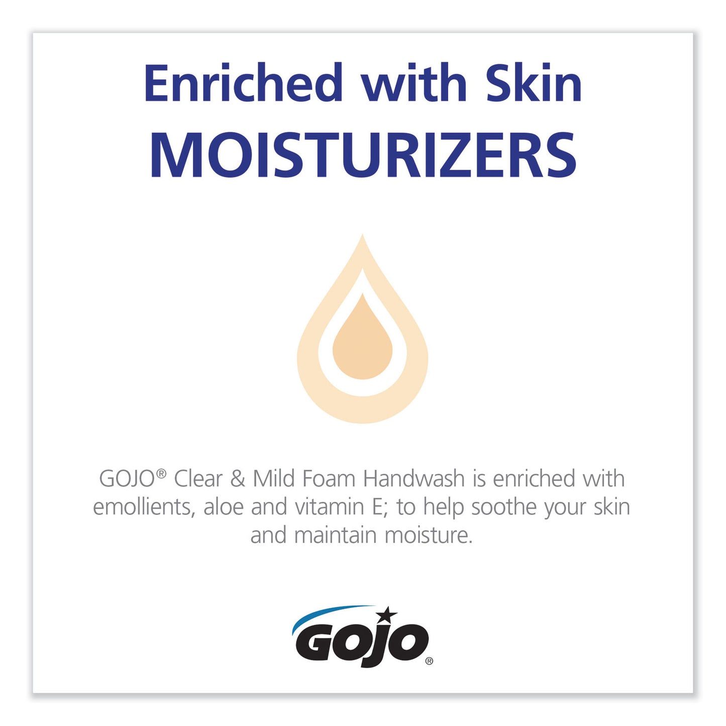 GOJO Clear and Mild Foam Handwash Refill, For ADX-7 Dispenser, Fragrance-Free, 700 mL, 4/Carton (871104)
