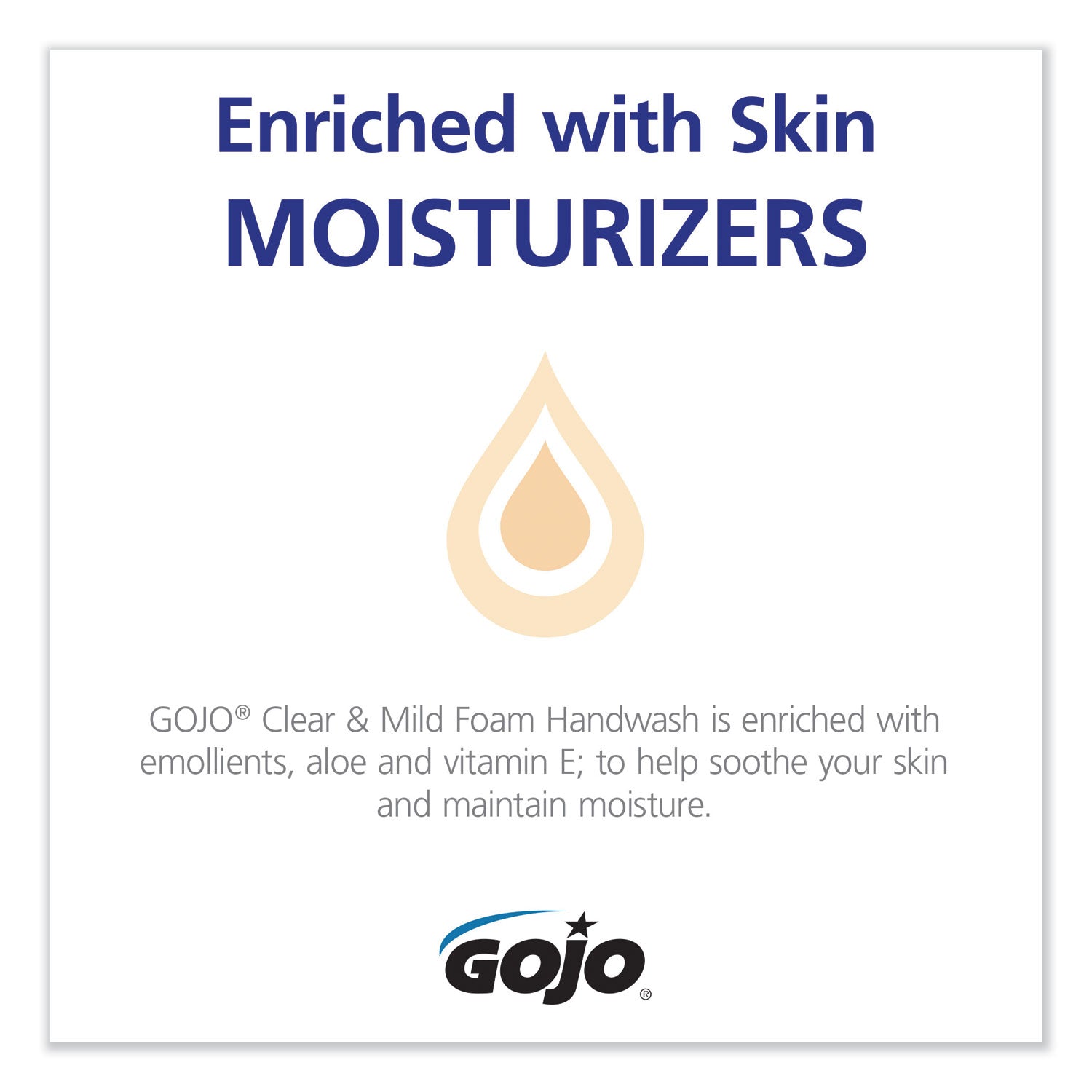 GOJO Clear and Mild Foam Handwash Refill, For ADX-7 Dispenser, Fragrance-Free, 700 mL, 4/Carton (871104)