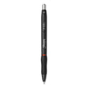 Sharpie S-Gel High-Performance Gel Pen, Retractable, Bold 1 mm, Red Ink, Black Barrel, Dozen (2096136)