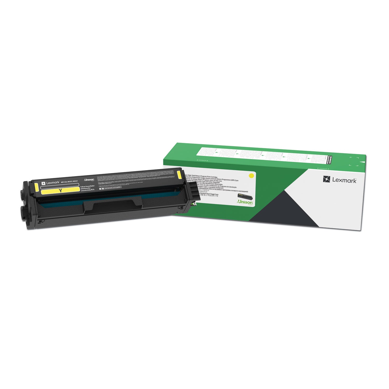 Lexmark C3210Y0 Return Program Toner, 1,500 Page-Yield, Yellow