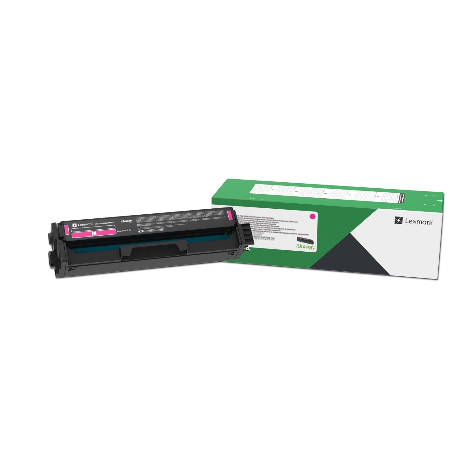 Lexmark 20N1HM0 Return Program High-Yield Toner, 4,500 Page-Yield, Magenta