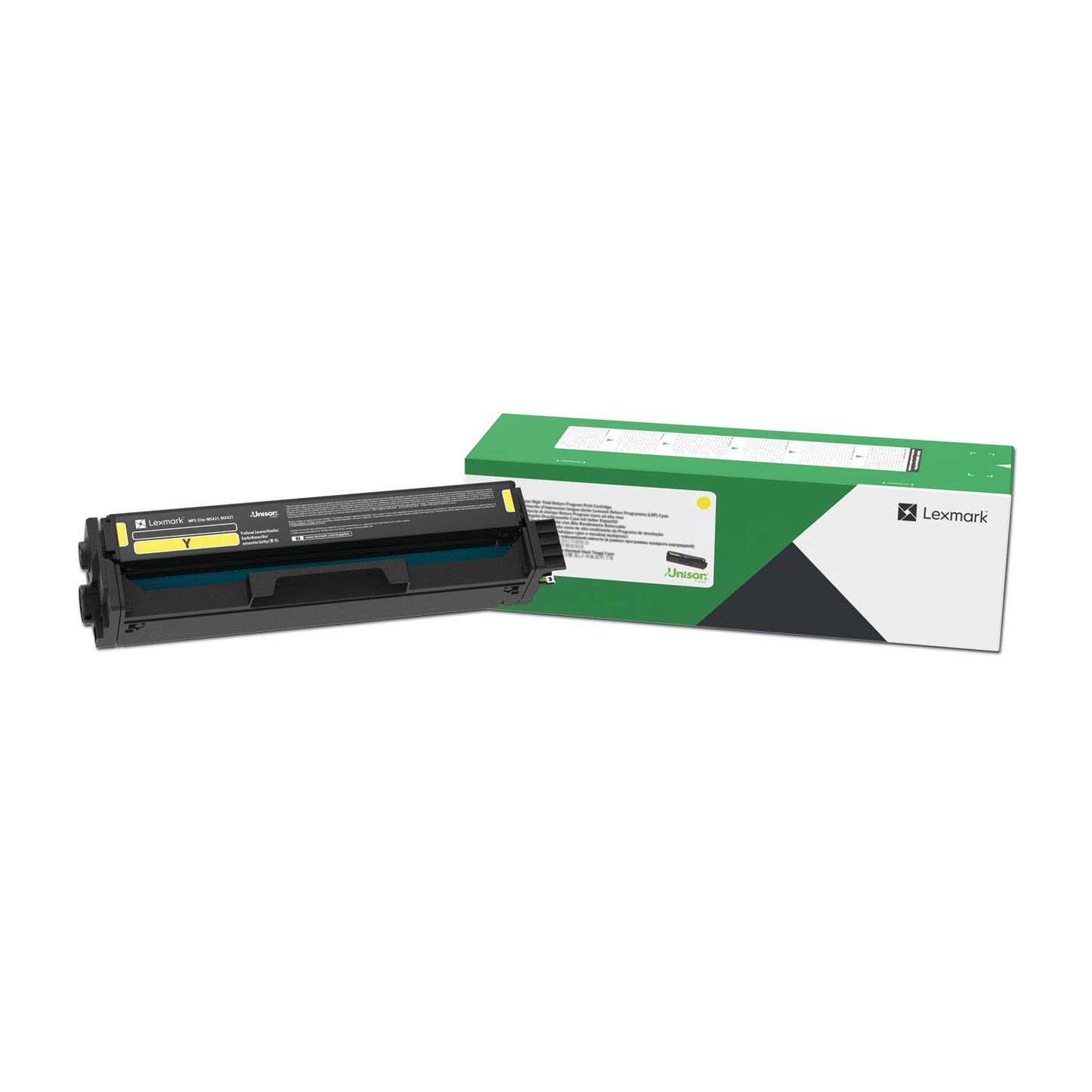 Lexmark 20N1HY0 Return Program High-Yield Toner, 4,500 Page-Yield, Yellow