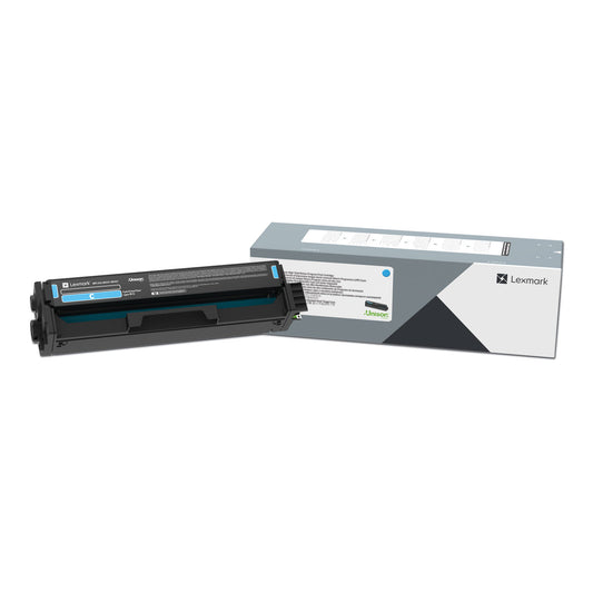 Lexmark 20N10C0 Return Program Toner, 1,500 Page-Yield, Cyan