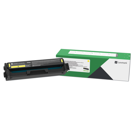 Lexmark C331HY0 Return Program High-Yield Toner, 2,500 Page-Yield, Yellow