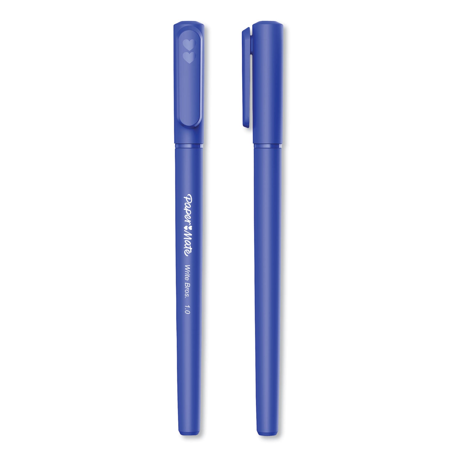 Paper Mate Write Bros. Ballpoint Pen Value Pack, Stick, Medium 1 mm, Blue Ink, Blue Barrel, 120/Pack (2096478)