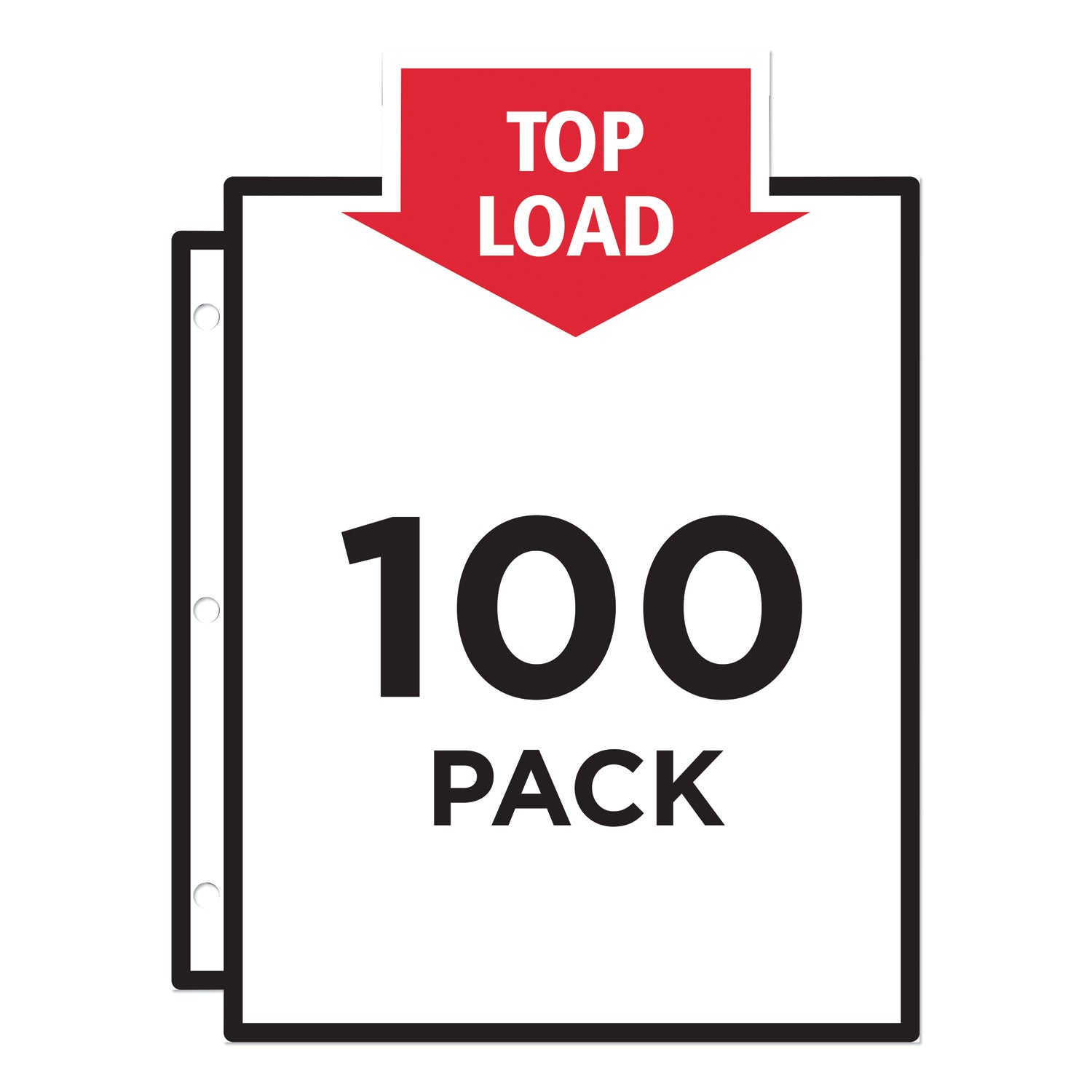 Avery Top-Load Vinyl Sheet Protectors, Heavy Gauge, Letter, Clear, 100/Box (73900)