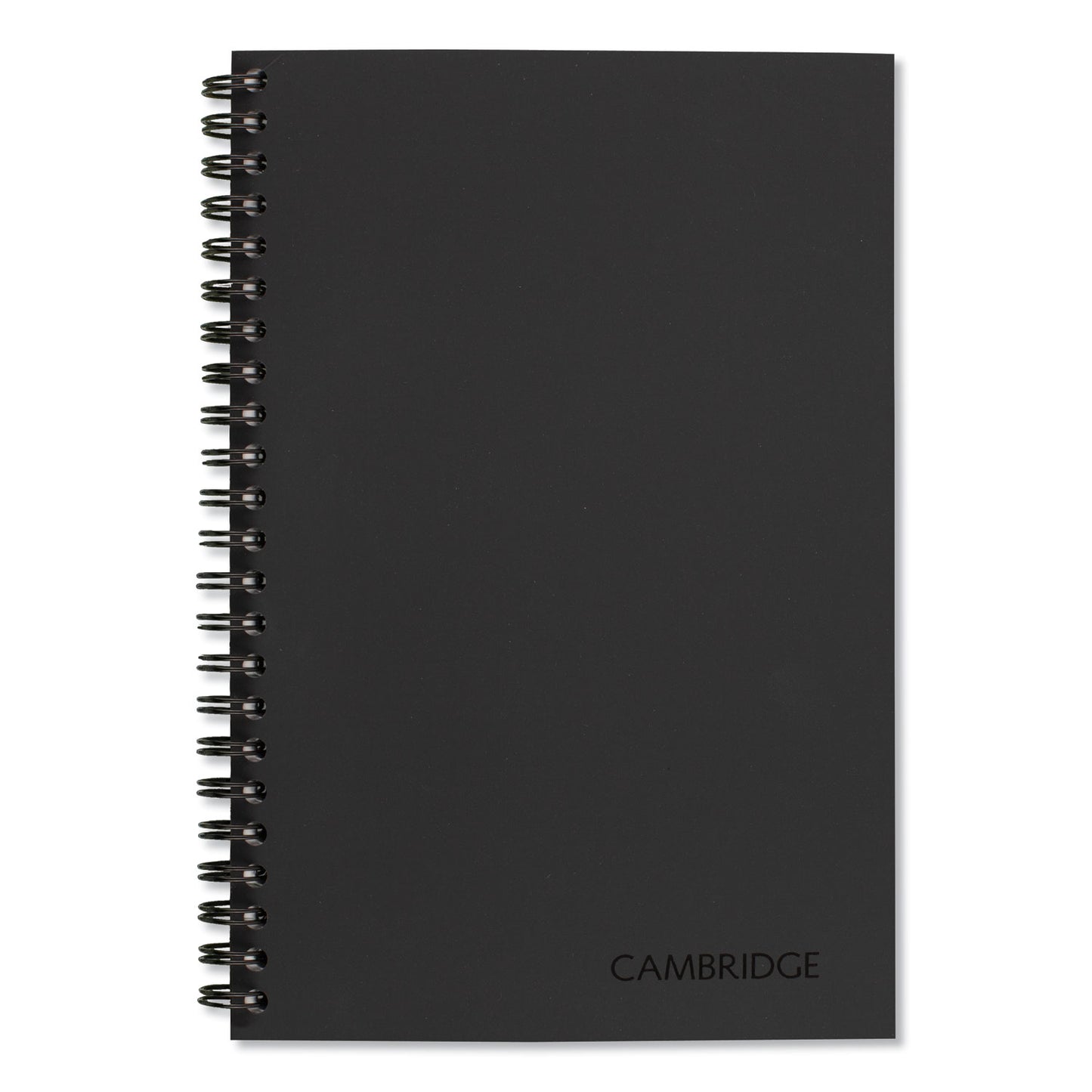 Cambridge Wirebound Guided QuickNotes Notebook, 1-Subject, List-Management Format, Dark Gray Cover, (80) 8 x 5 Sheets (06096)