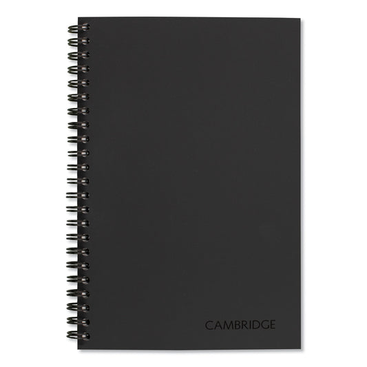 Cambridge Wirebound Guided QuickNotes Notebook, 1-Subject, List-Management Format, Dark Gray Cover, (80) 8 x 5 Sheets (06096)