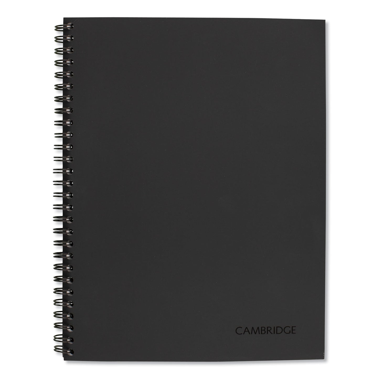 Cambridge Wirebound Guided Action Planner Notebook, 1-Subject, Project-Management Format, Dark Gray Cover, (80) 9.5 x 7.5 Sheets (06122)