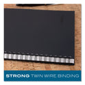 Cambridge Wirebound Guided QuickNotes Notebook, 1-Subject, List-Management Format, Dark Gray Cover, (80) 11 x 8.5 Sheets (06066)