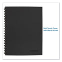 Cambridge Wirebound Guided Action Planner Notebook, 1-Subject, Project-Management Format, Dark Gray Cover, (80) 9.5 x 7.5 Sheets (06122)