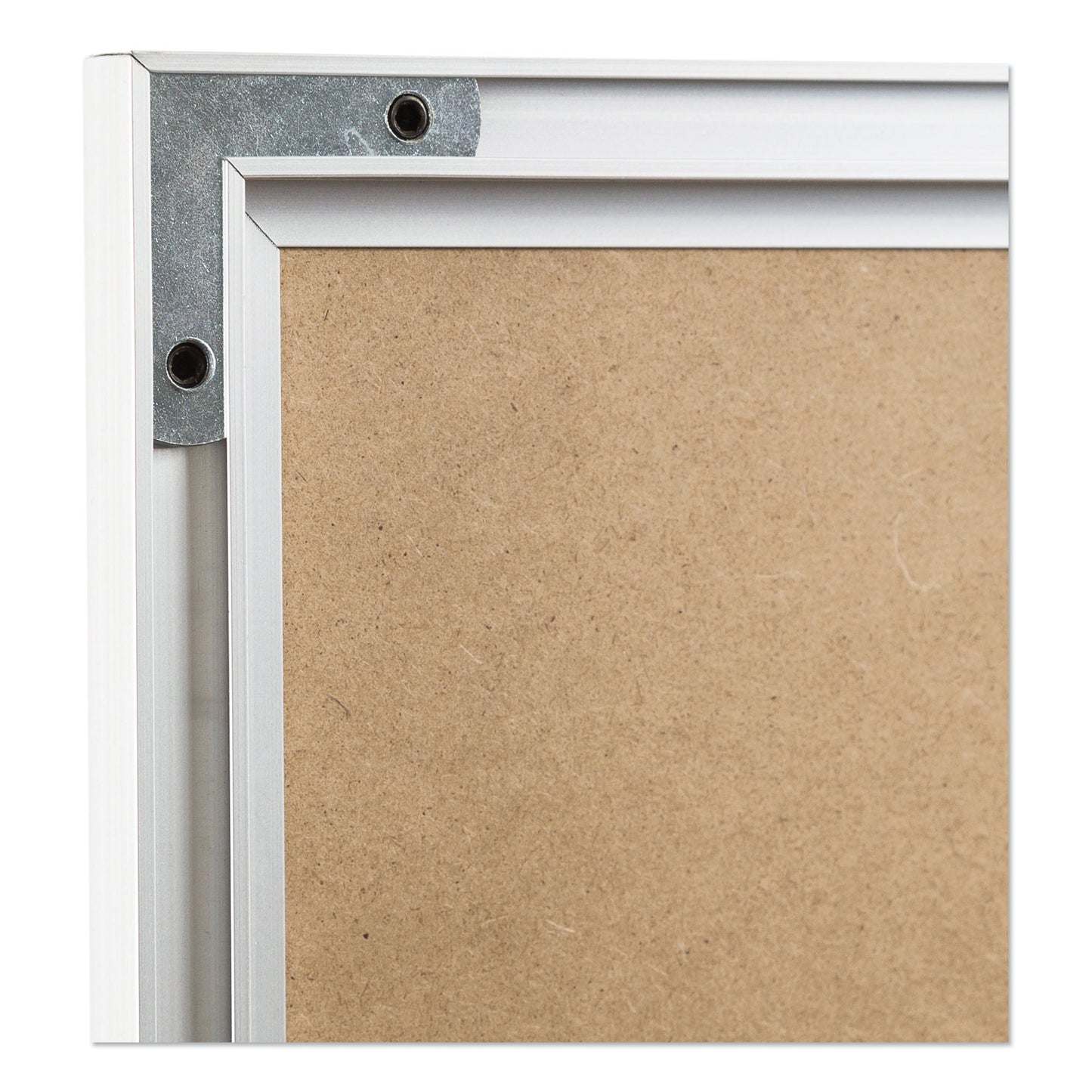 U Brands 4N1 Magnetic Dry Erase Combo Board, 35 x 23, Tan/White Surface, Silver Aluminum Frame (3891U0001)