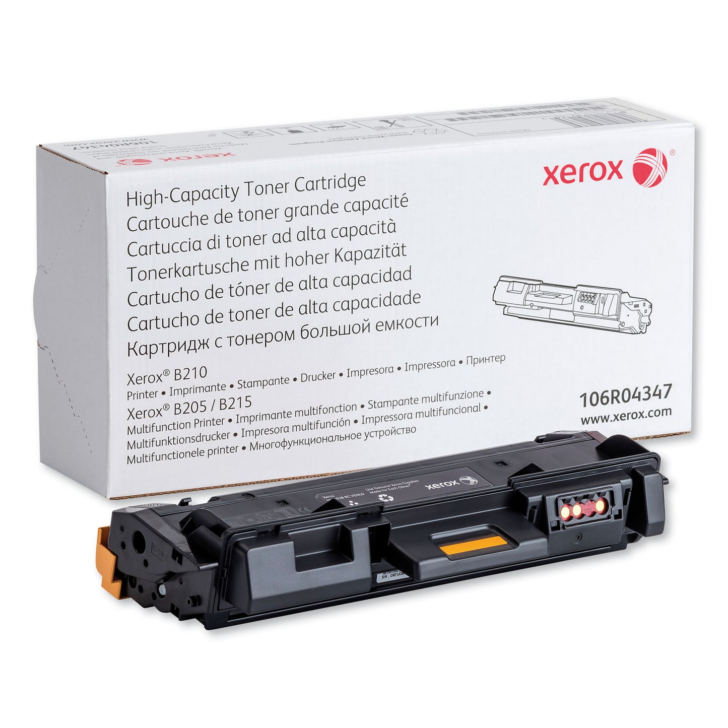 Xerox 106R04347 High-Yield Toner, 3,000 Page-Yield, Black