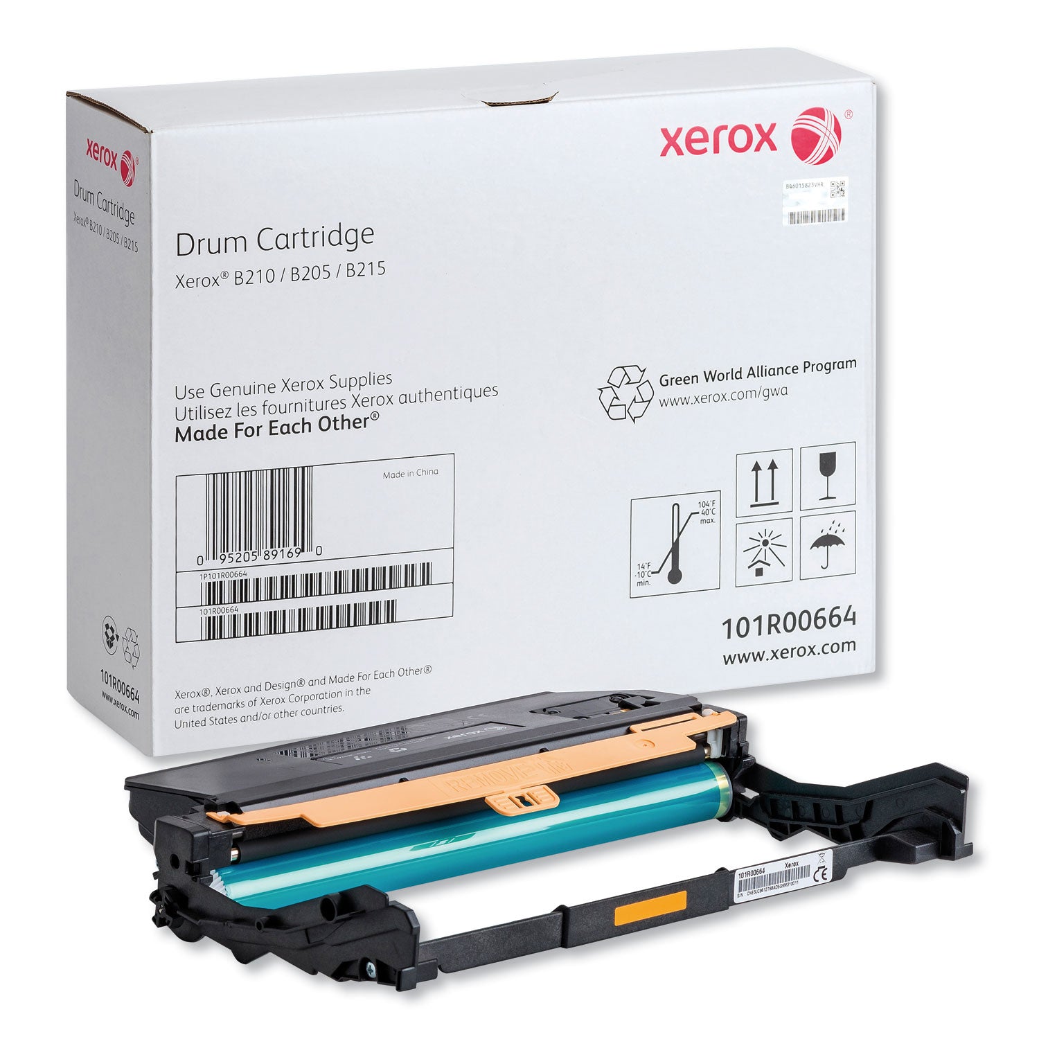 Xerox 101R00664 Drum Unit, 10,000 Page-Yield, Black