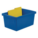 Storex Storage Bins, 5.5 gal, 10.63 x 15.63 x 8, Randomly Assorted Colors (61515U06C)