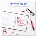 Avery MARKS A LOT Large Desk-Style Permanent Marker, Broad Chisel Tip, Red, Dozen (8887) (08887)