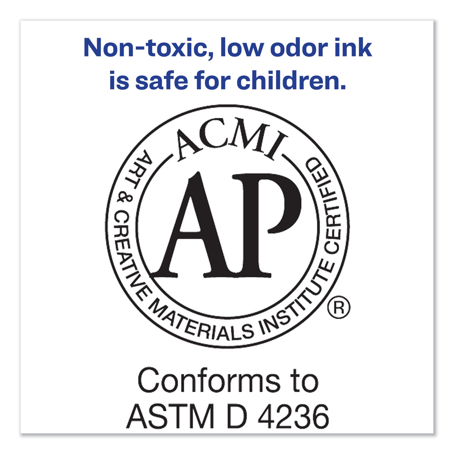 Avery MARKS A LOT Extra-Large Desk-Style Permanent Marker, Extra-Broad Chisel Tip, Red (24147)