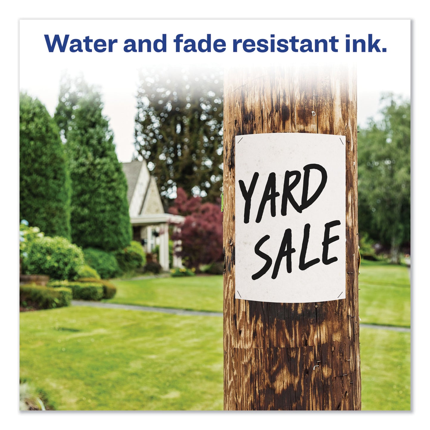 Avery MARKS A LOT Extra-Large Desk-Style Permanent Marker, Extra-Broad Chisel Tip, Black (24148)