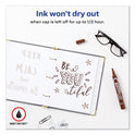 Avery MARKS A LOT Large Desk-Style Permanent Marker, Broad Chisel Tip, Brown, Dozen (8881) (08881)