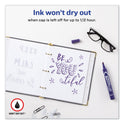 Avery MARKS A LOT Large Desk-Style Permanent Marker, Broad Chisel Tip, Purple, Dozen (8884) (08884)