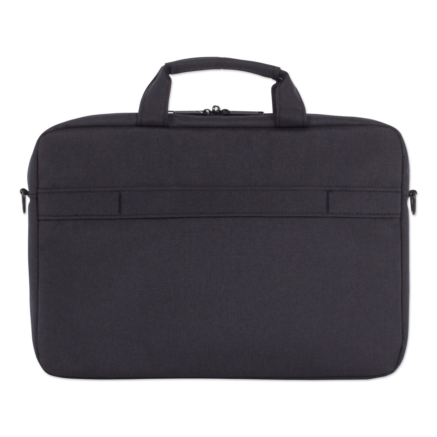 Swiss Mobility Cadence Slim Briefcase, Fits Devices Up to 15.6", Polyester, 3.5 x 3.5 x 16, Charcoal (EXB1010SMCH)