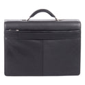 Swiss Mobility Milestone Briefcase, Fits Devices Up to 15.6", Leather, 5 x 5 x 12, Black (49545801SM)